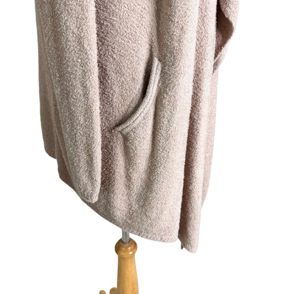 Barefoot Dreams Cozychic Lite Island Open Front Wrap Cardigan 903 Dize S/M Beige - Picture 7 of 11